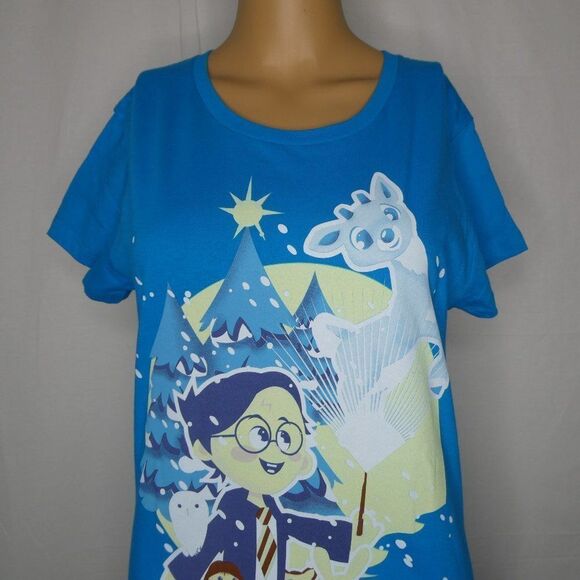 Teefury Harry Potter Rudolph Rednosed Reindeer Tee - Picture 4 of 5